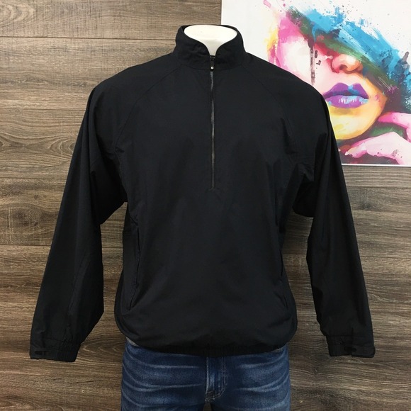 FootJoy DryJoys Tour Collection Pullover Golf Windbreaker Jacket - Picture 1 of 8